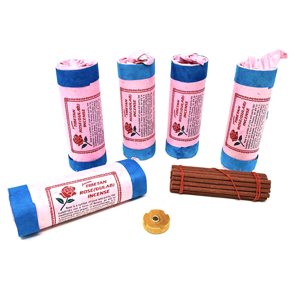 Ancient Tibetan Rose Incense (30 stick) 4.5" | Incense | Wiccan Center