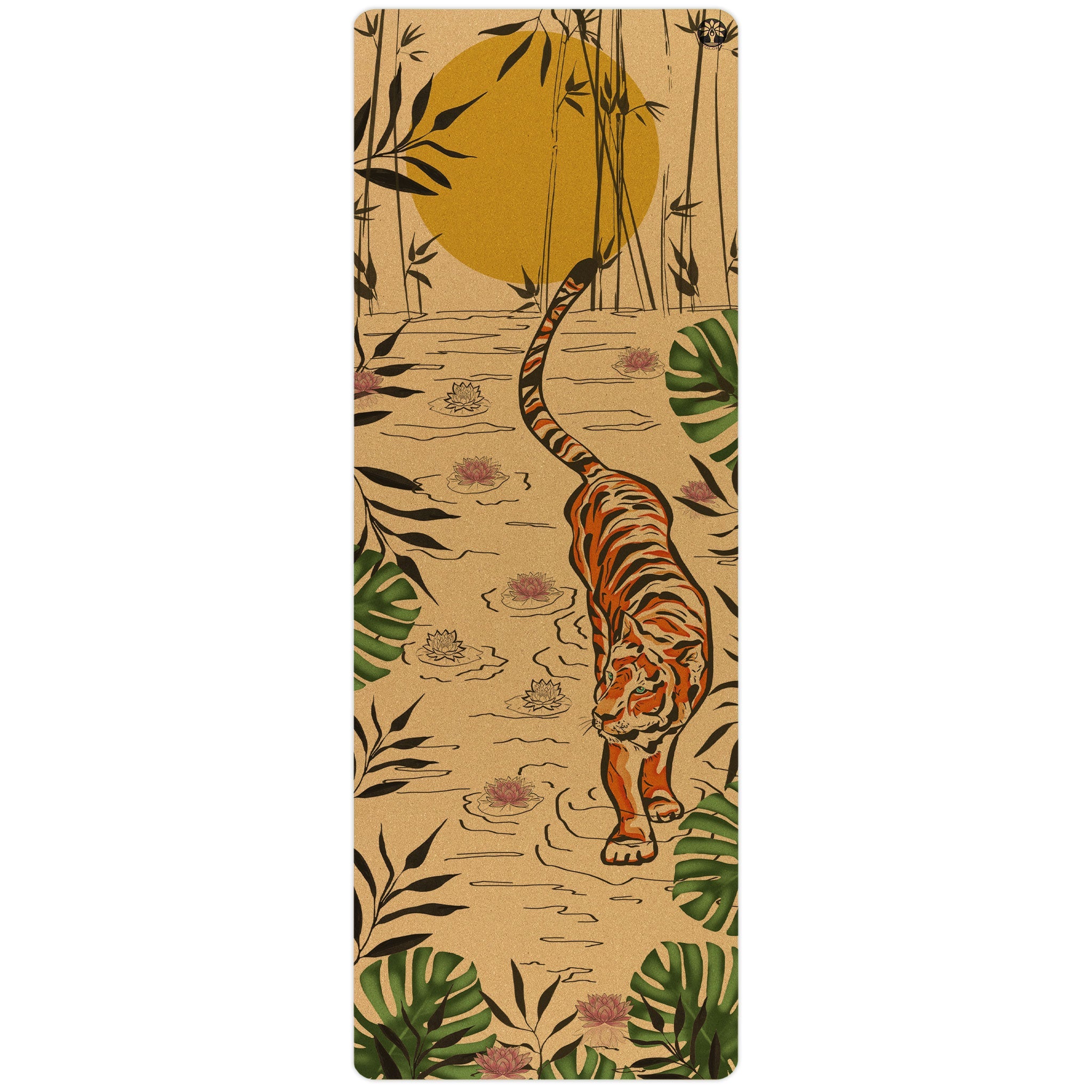Tiger Lotus Aura Cork Yoga Mat | Yoga & Pilates Mats | Wiccan Center