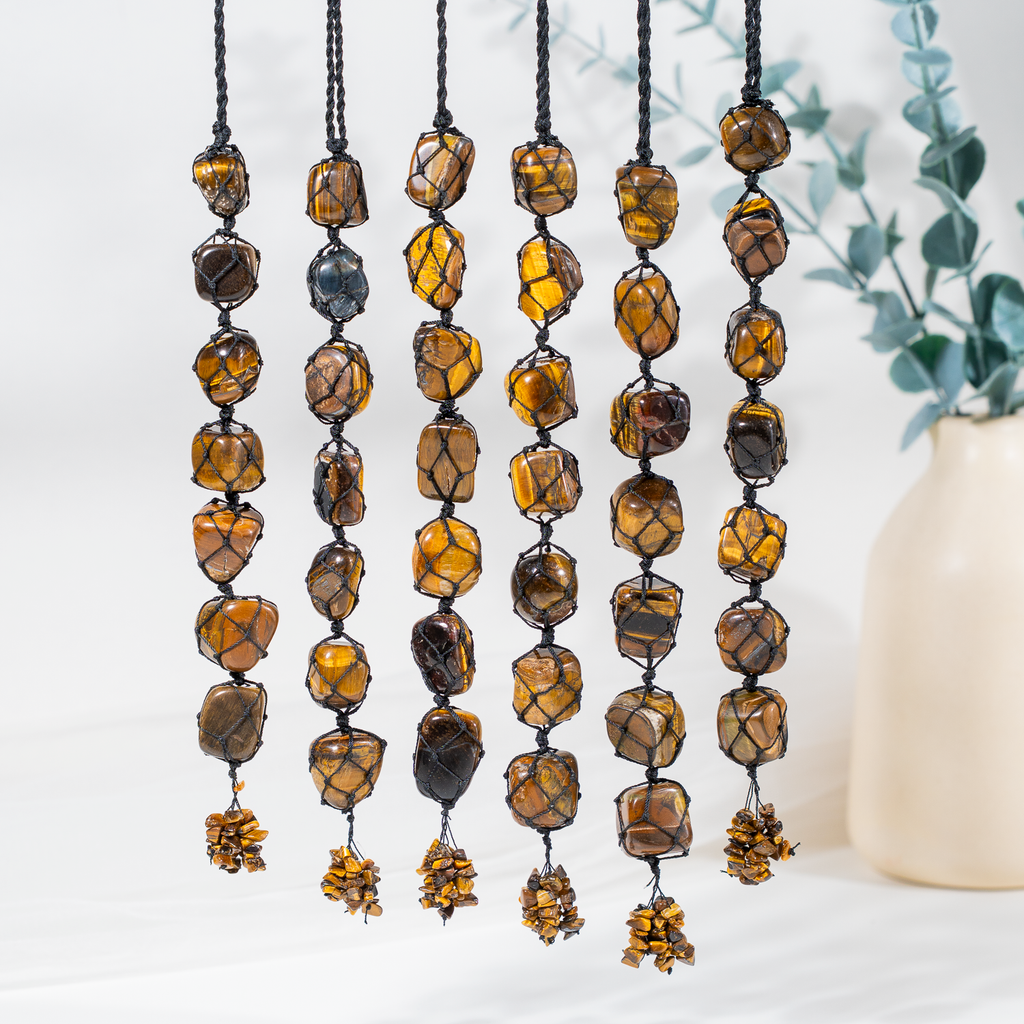 Tiger Eye Crystal Hanger, Car Accessories (Longevity and Protection)
