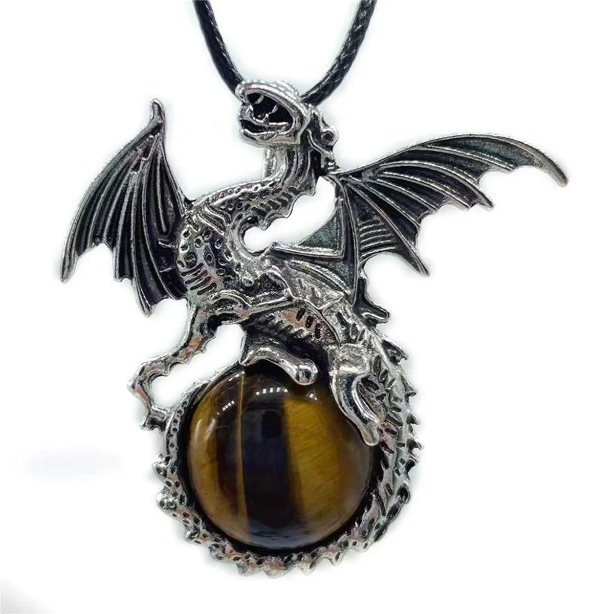 Crystal Circle Dragon Necklaces | necklace | Wiccan Center