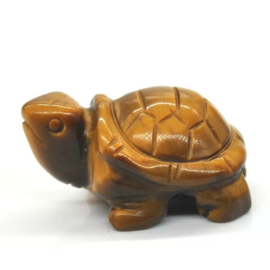 Tiger Eye Turtle (1.5") | Carvings | Wiccan Center