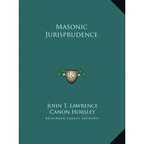 Masonic Jurisprudence - Hardcover