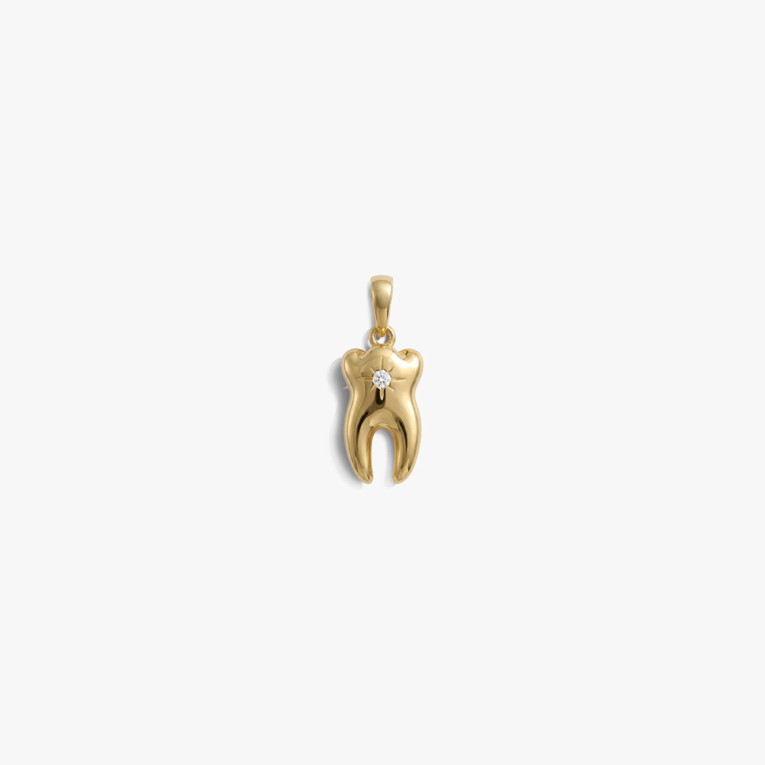 Sapphire Tooth Pendant