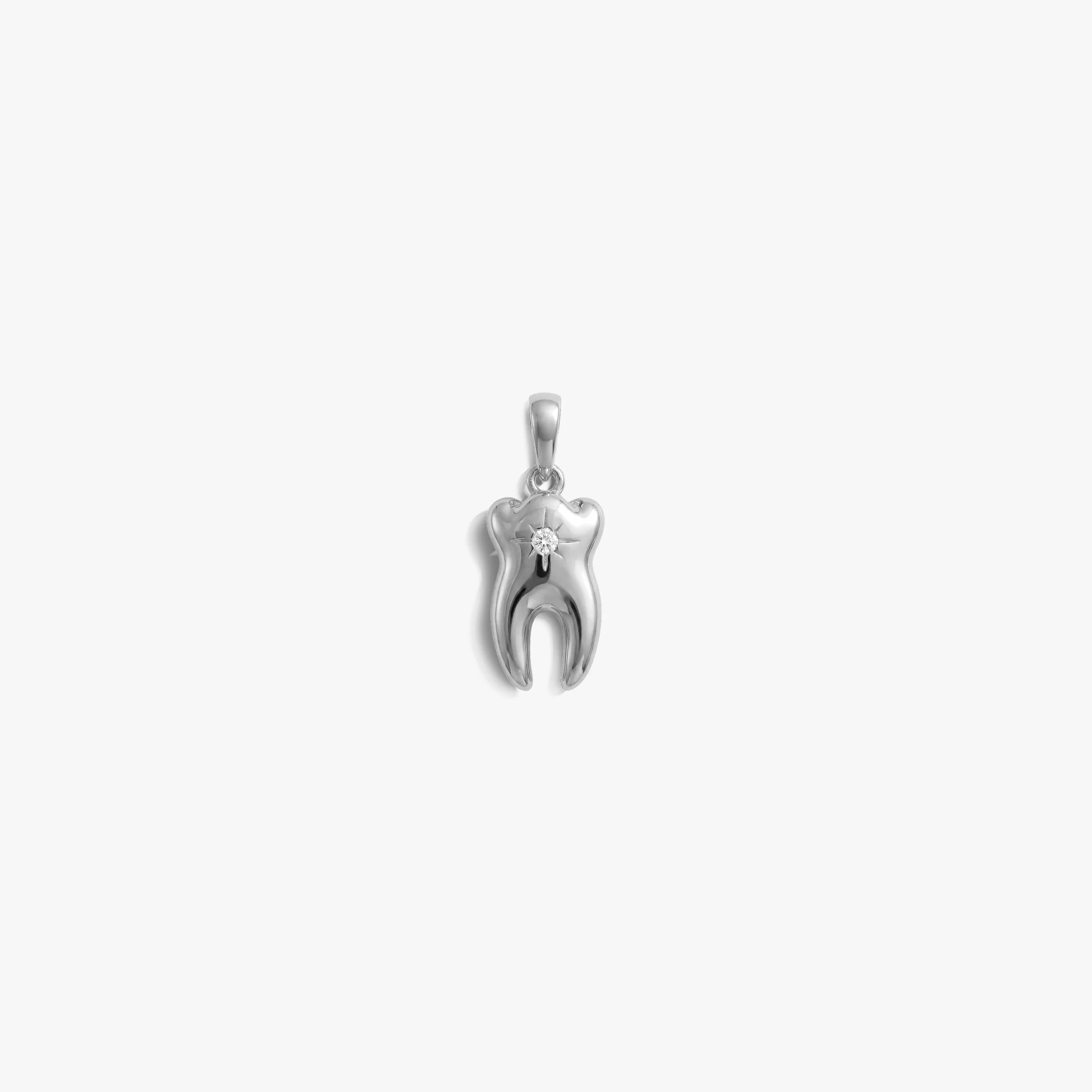 Sapphire Tooth Pendant