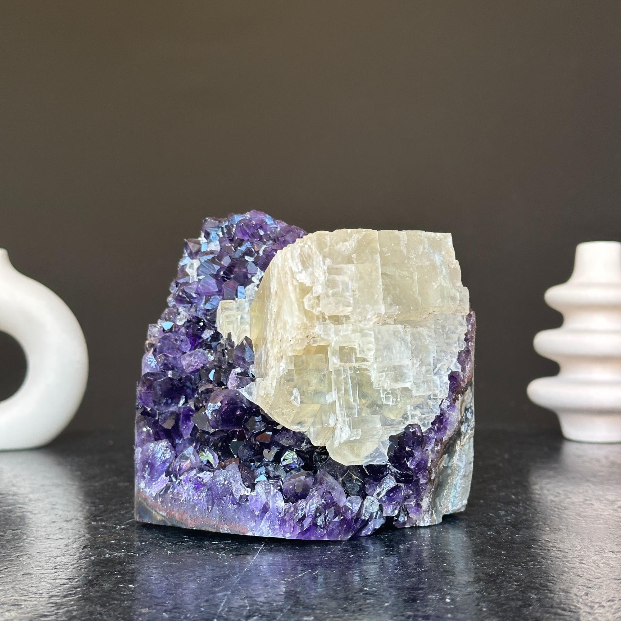 Top Grade Amethyst Geode, 5 inches Tall | Amethyst Geodes | Wiccan Center