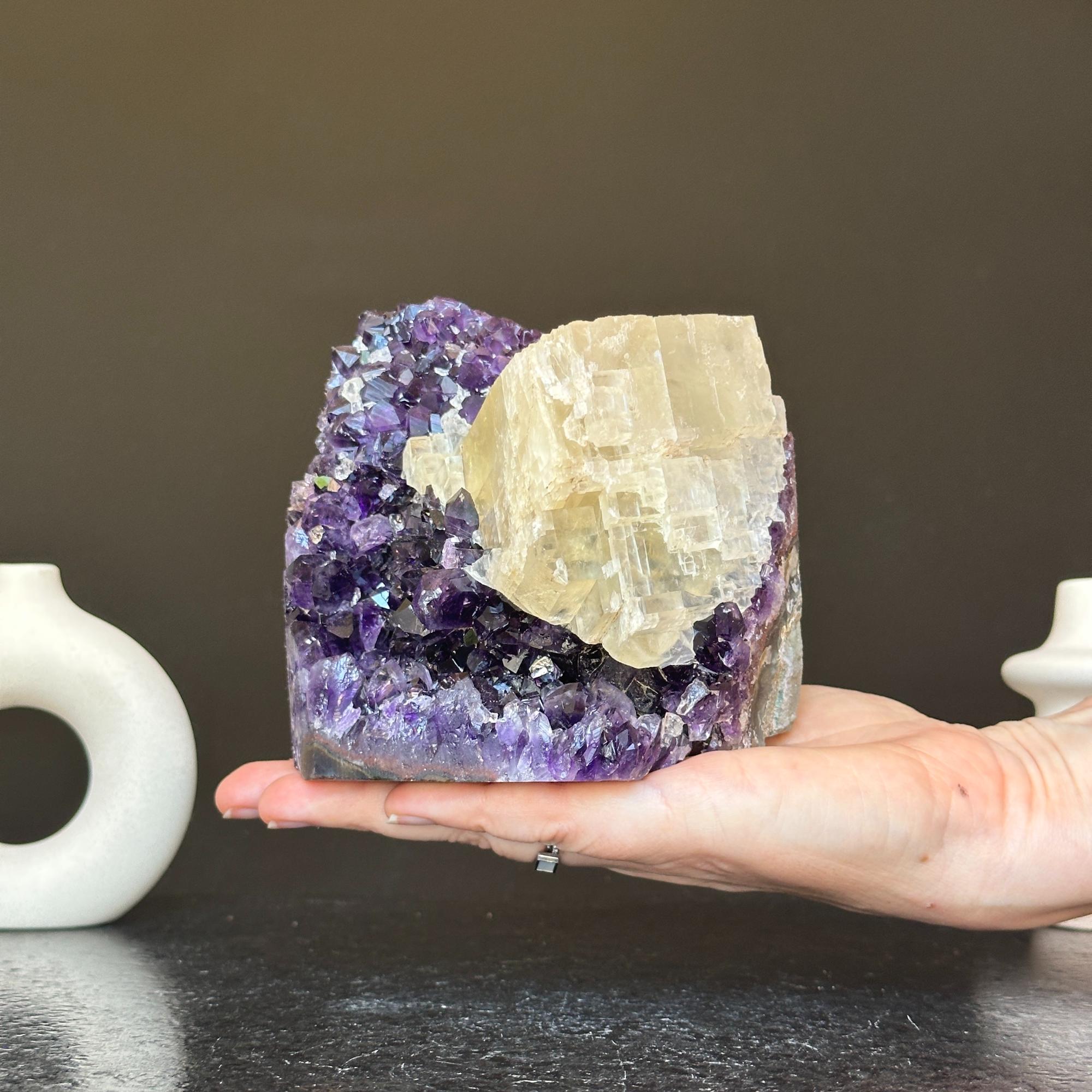 Top Grade Amethyst Geode, 5 inches Tall | Amethyst Geodes | Wiccan Center
