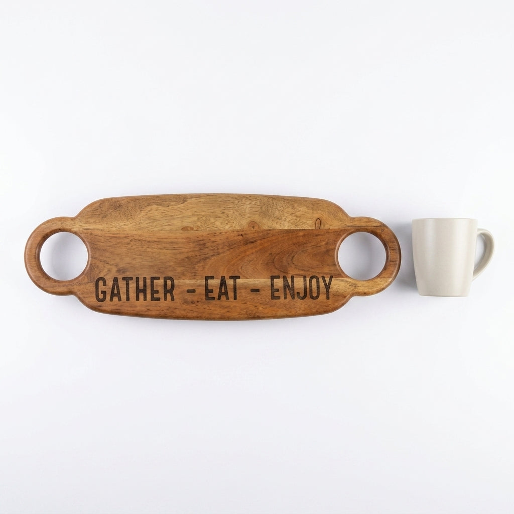 Gather Eat Enjoy Mango Wood Platter