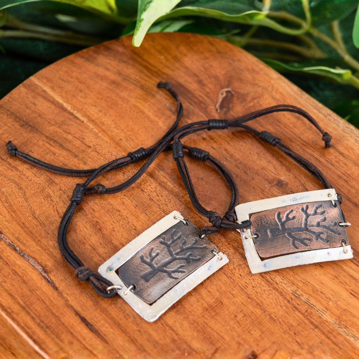Tree Adjustable Cotton Cord Bracelet | | Wiccan Center