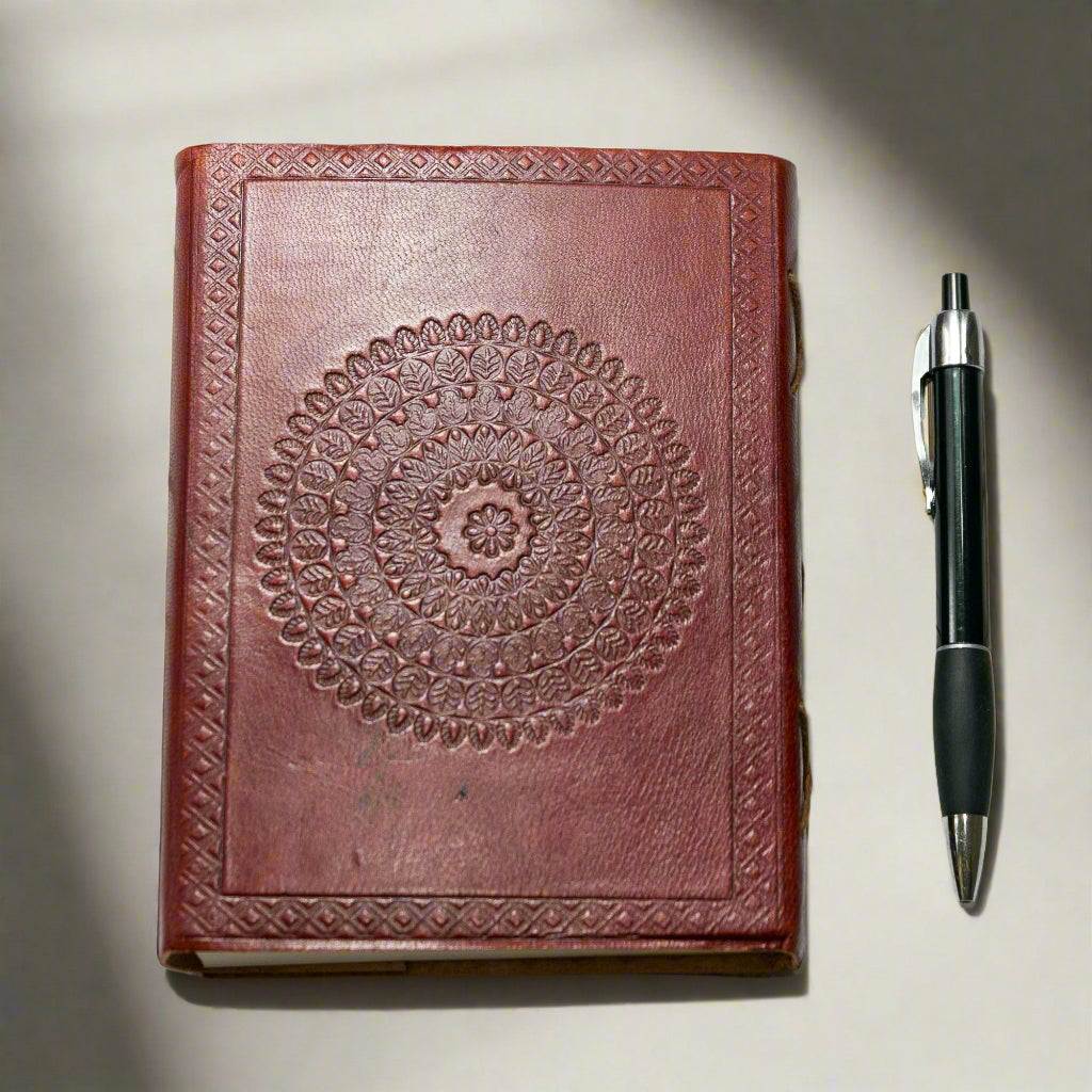 Tree Of Life Handmade Leather Journal | Journal | Wiccan Center