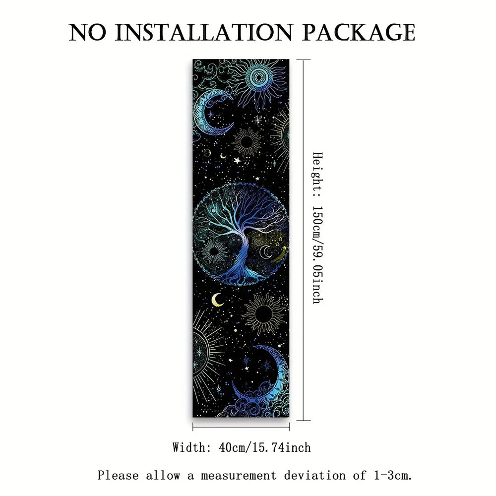 Witchy Sun & Moon Banner Tapestry | home decor | Wiccan Center