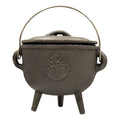 Cast Iron Cauldron - Tree of Life 4.5" | Cauldrons | Wiccan Center