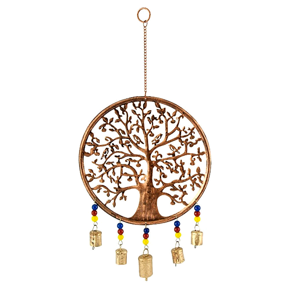 Tree of Life Chime w/Bells and Beads | Hanging Bells | Wiccan Center
