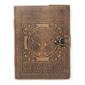 Tree of Life with Celtic Knots Leather Journal with Latch Closure | Journal | Wiccan Center