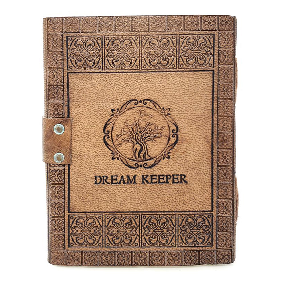 Tree of Life with Celtic Knots Leather Journal with Latch Closure | Journal | Wiccan Center
