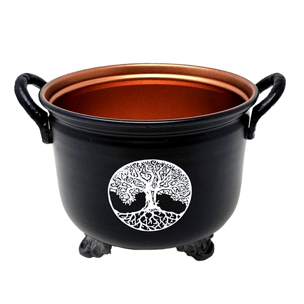 Tree of Life Metal Burner/Cauldron | Cauldrons | Wiccan Center