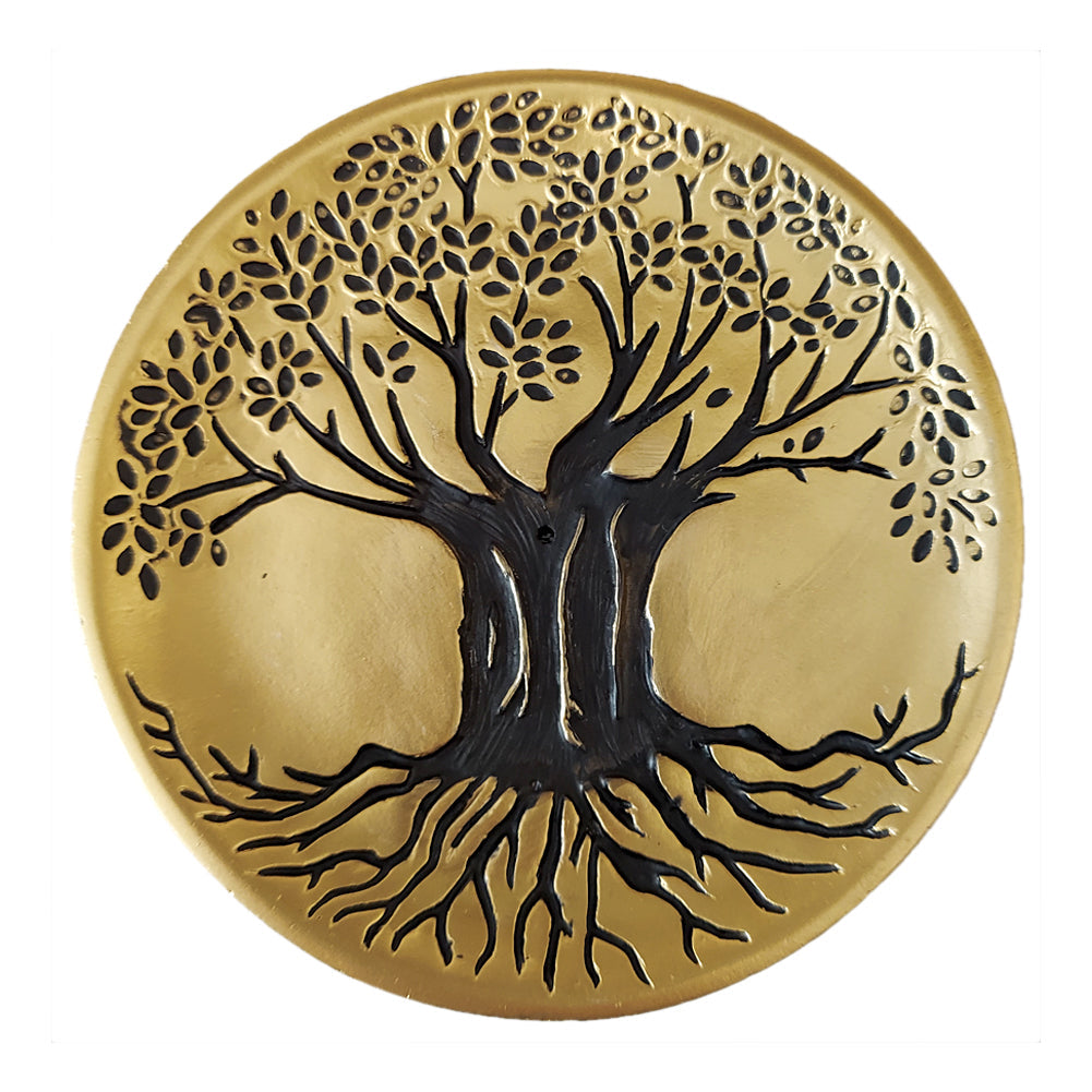 Tree of Life Metal Incense Holder 5" | Incense Burner | Wiccan Center