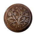 Tree of Life Carved Wood Stick Burner 5" | Incense Burner | Wiccan Center