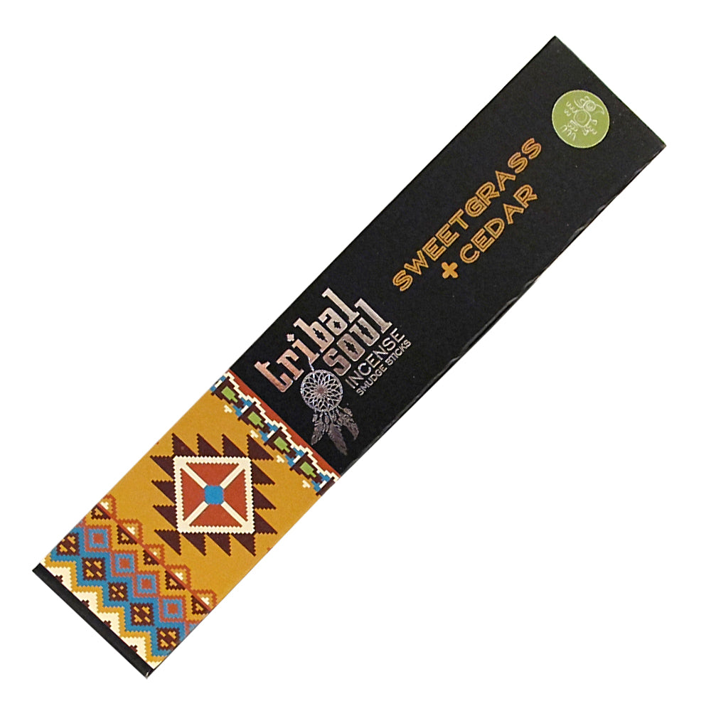 Tribal Soul - Sweetgrass + Cedar Incense Sticks | Incense | Wiccan Center