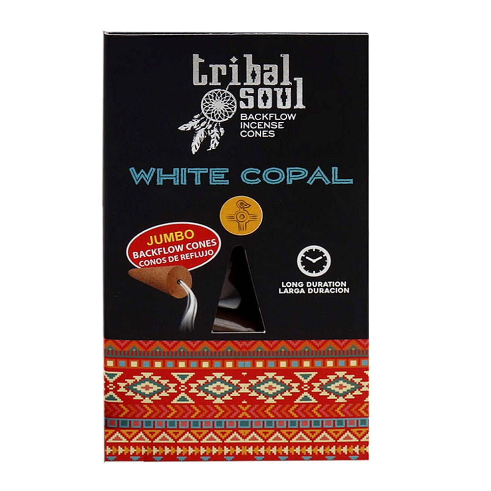 Tribal Soul White Copal Backflow Cones | Incense | Wiccan Center
