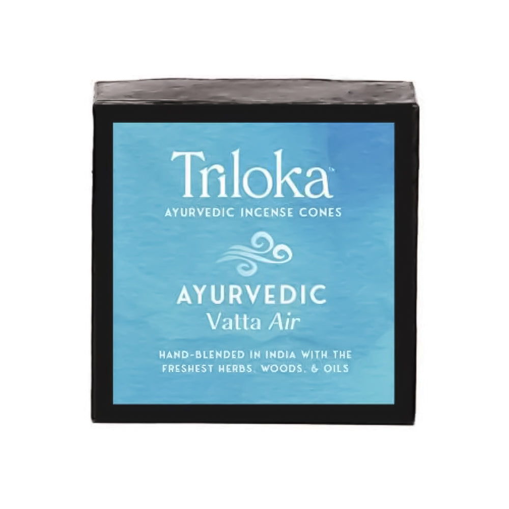 Triloka Ayurvedic Vatta-Air Incense Cones | Incense | Wiccan Center