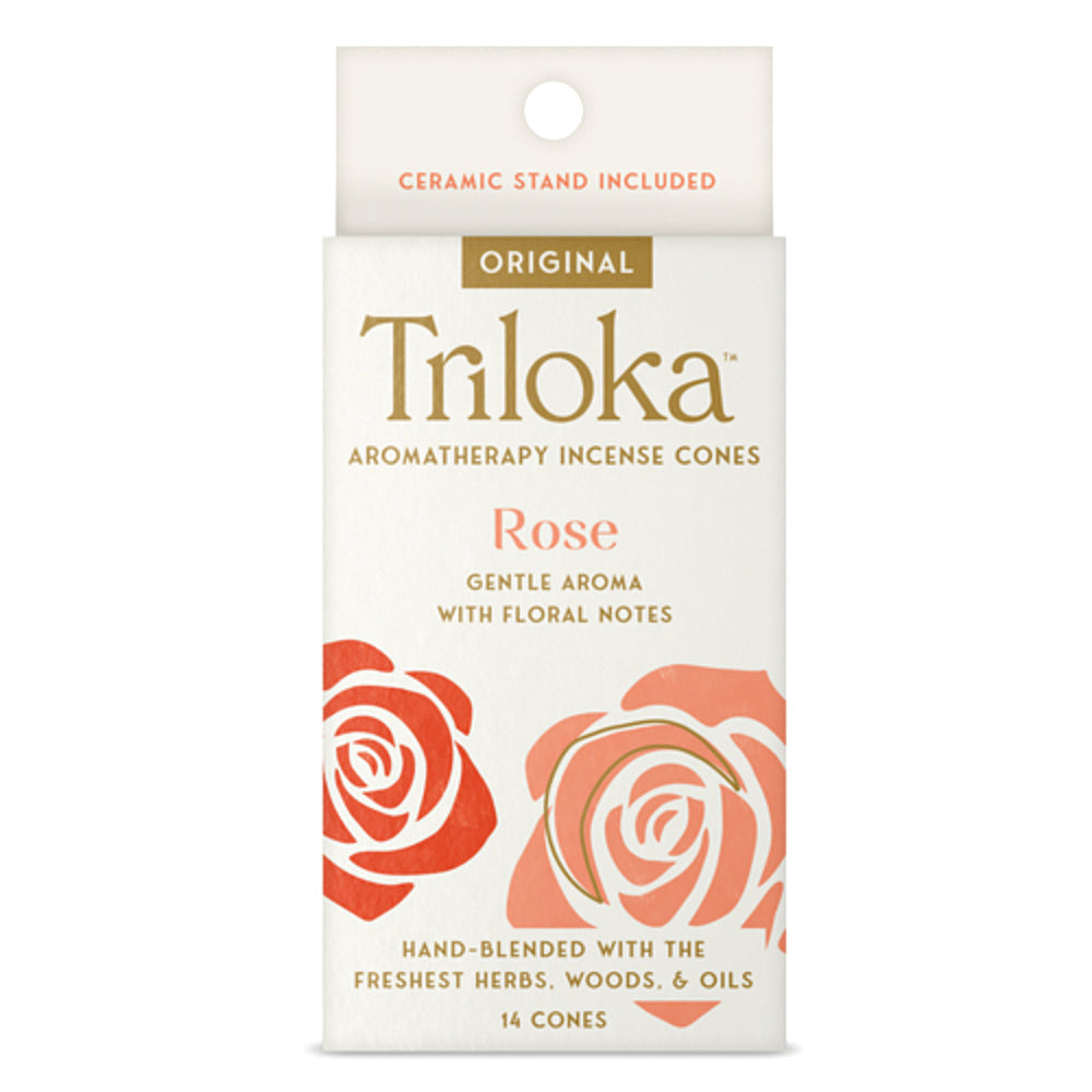 Triloka Rose Incense Cones | Incense | Wiccan Center