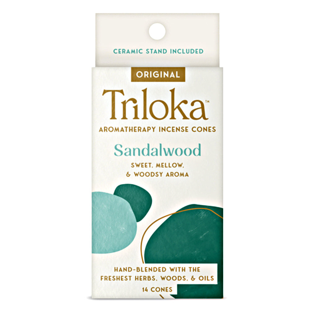Triloka Sandalwood Incense Cones | Incense | Wiccan Center