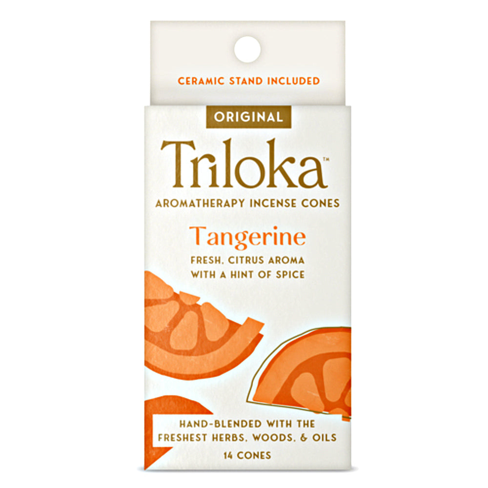 Triloka Tangerine Incense Cones | Incense | Wiccan Center