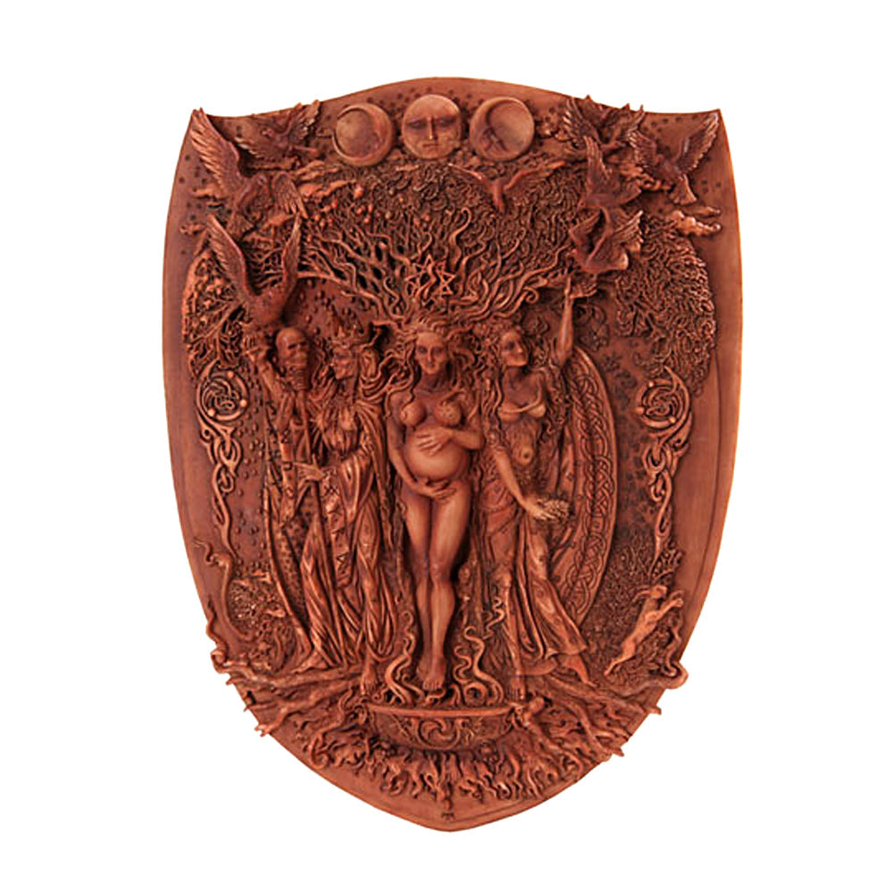 Triple Goddess - Maiden/Mother/Crone plaque | plaque | Wiccan Center
