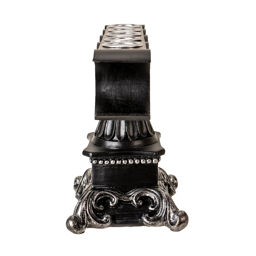 Triple Moon Pentagram 5 Candle Holder