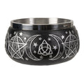 Triple Moon Pentagram Smudge Bowl | Cauldrons | Wiccan Center