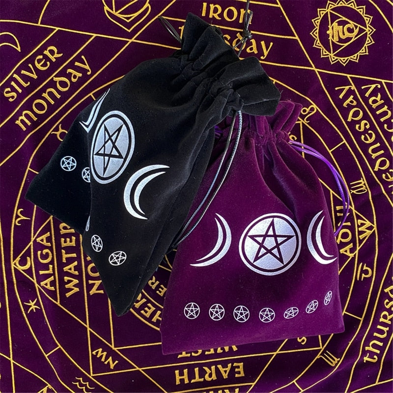 Tarot Card Velvet Bags | tarot bags | Wiccan Center