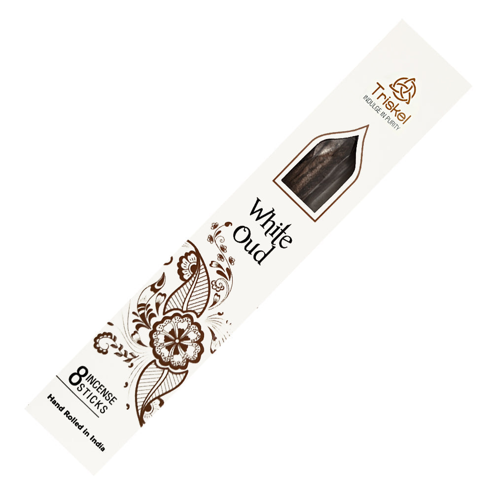 Triskel Resin Incense Sticks - White Oud | Incense | Wiccan Center