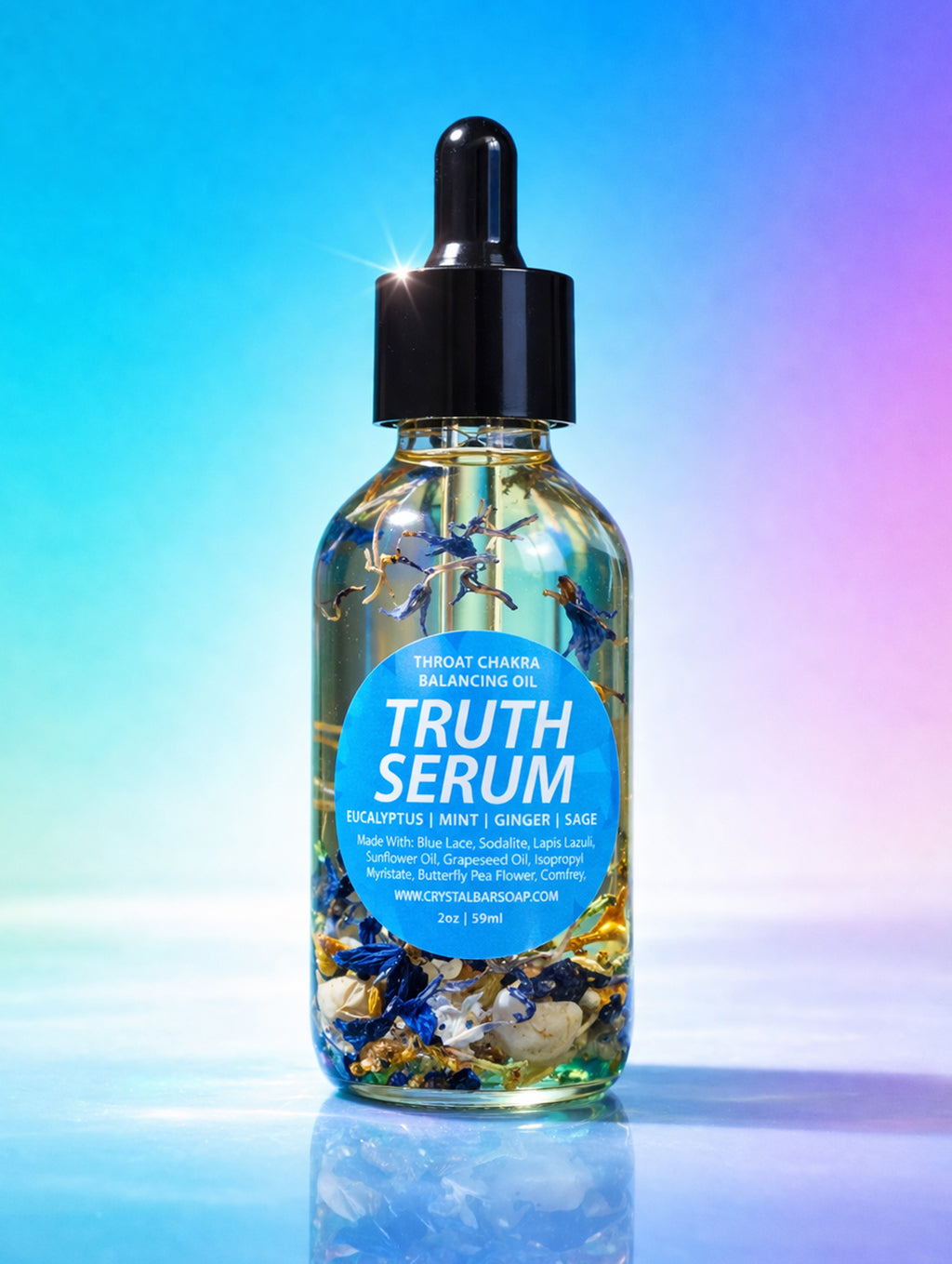 TRUTH SERUM (THROAT CHAKRA BALANCING OIL) | BODY OIL | Wiccan Center