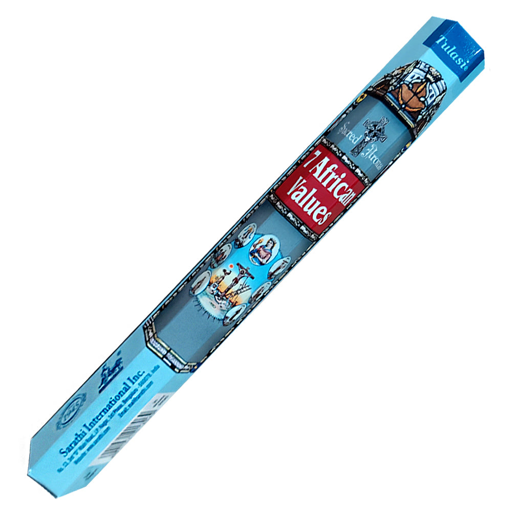 Tulasi 7 African Values Incense Sticks | Incense | Wiccan Center