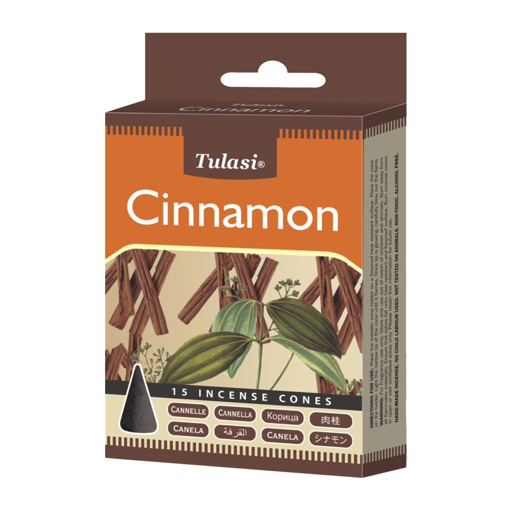 Tulasi Cinnamon Incense Cones | Incense | Wiccan Center