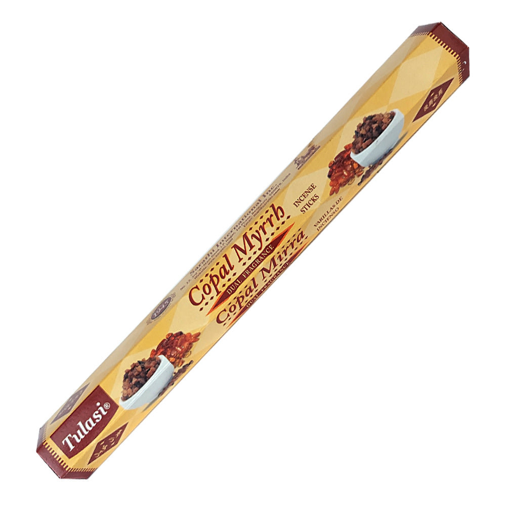 Tulasi Copal Myrrh Dual Fragrance Incense Sticks | Incense | Wiccan Center