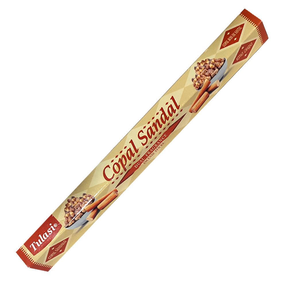 Tulasi Copal Sandal Dual Fragrance Incense Sticks | Incense | Wiccan Center