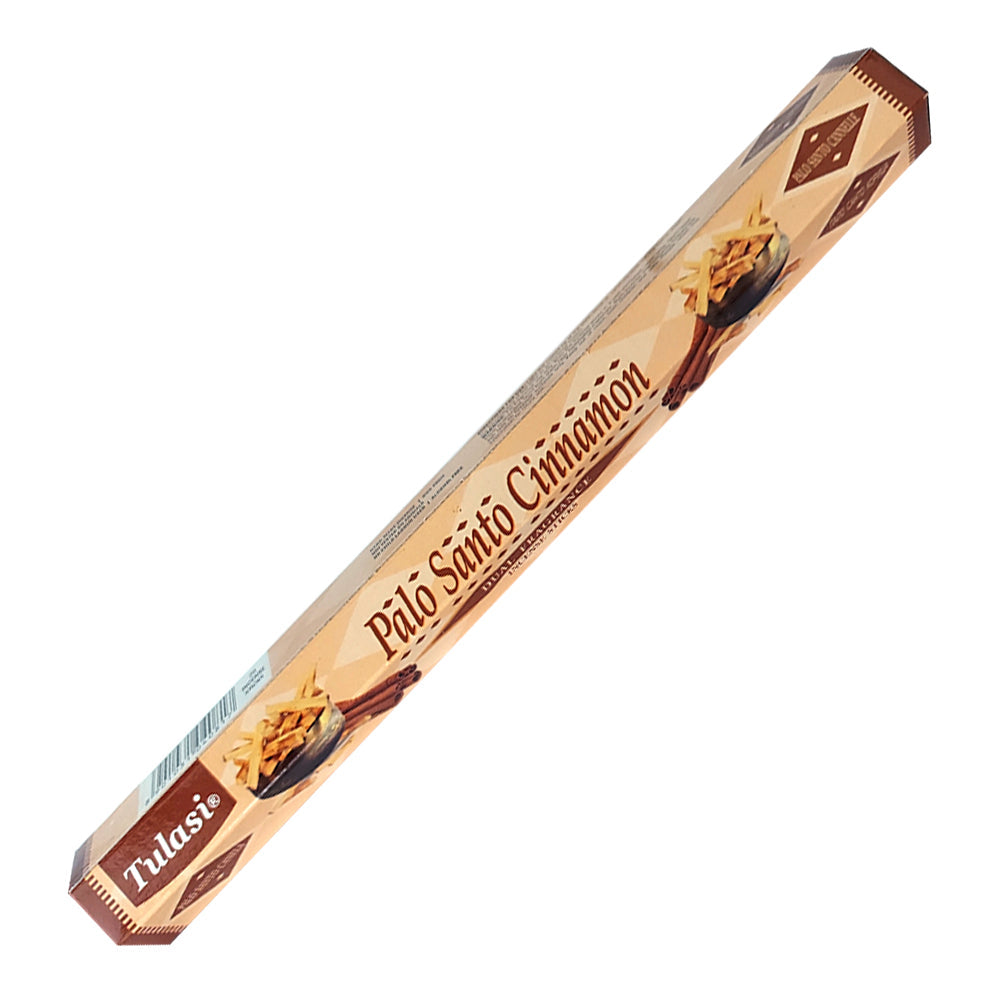 Tulasi Palo Santo Cinnamon Dual Fragrance Incense Sticks | Incense | Wiccan Center