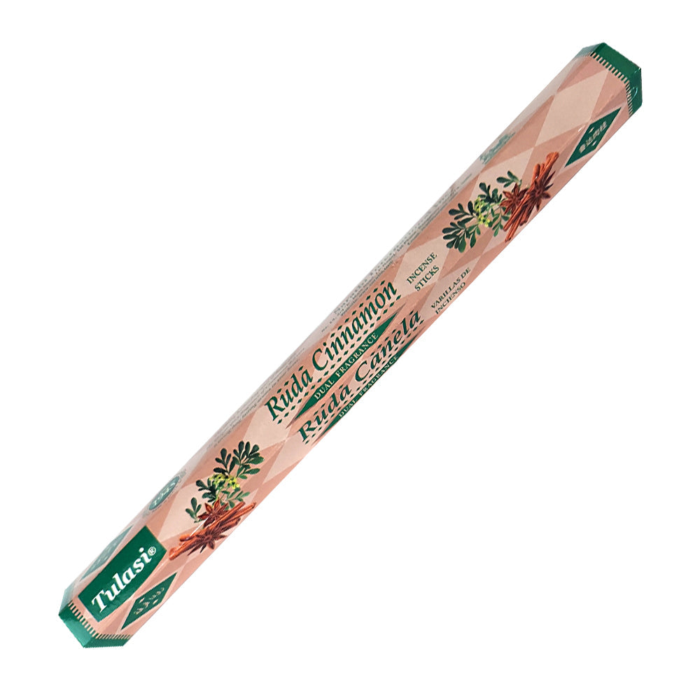 Tulasi Ruda Cinnamon Dual Fragrance Incense Sticks | Incense | Wiccan Center