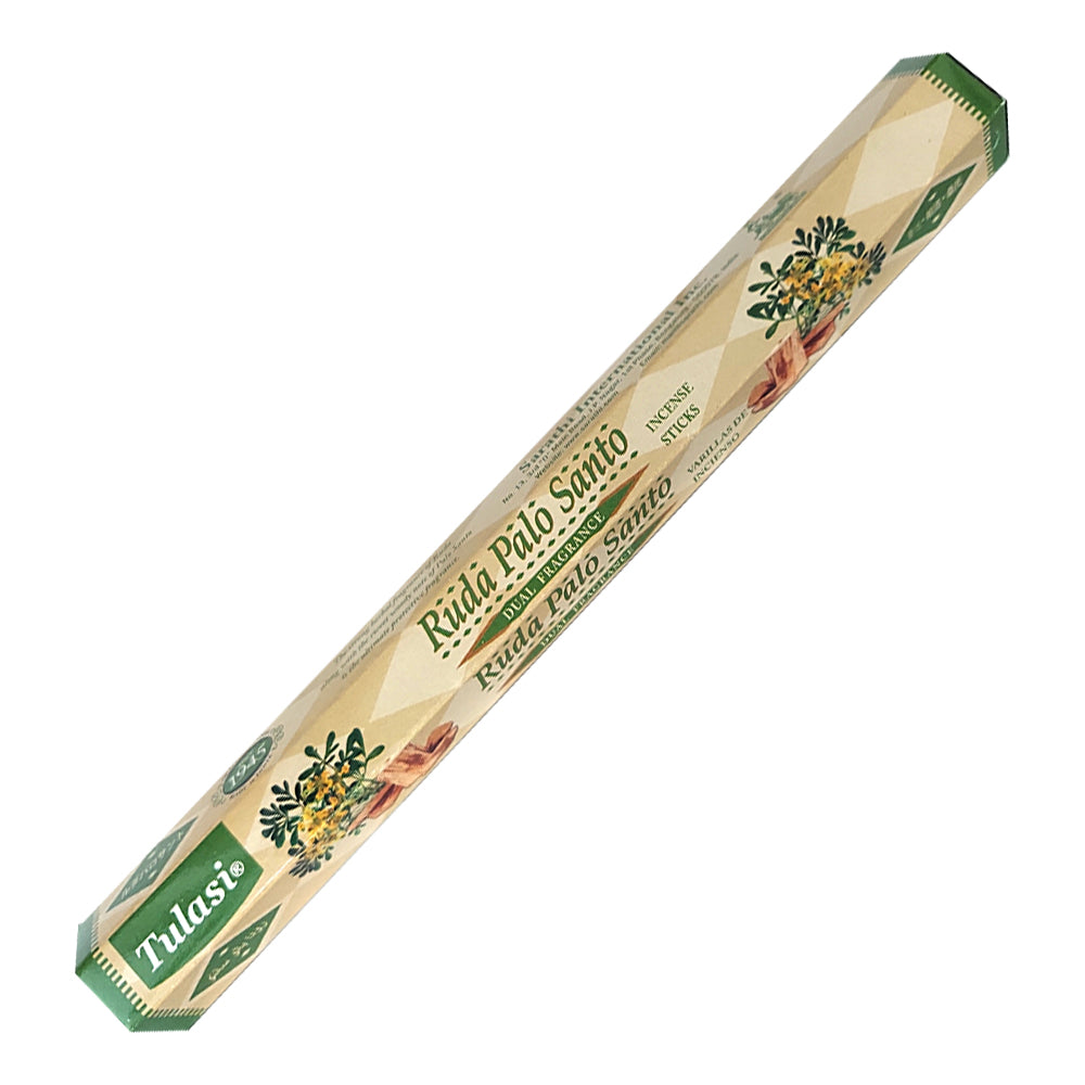 Tulasi Ruda Palo Santo Dual Fragrance Incense Sticks | Incense | Wiccan Center