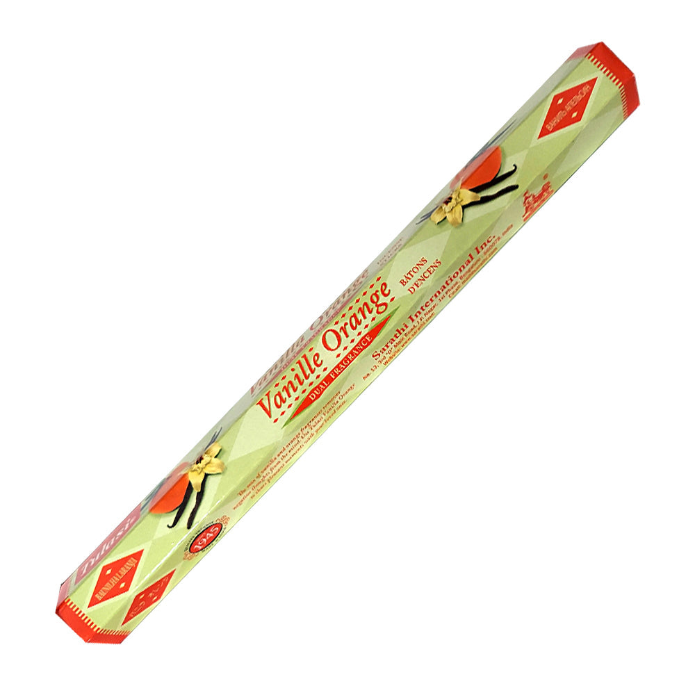 Tulasi Vanilla Orange Dual Fragrance Incense Sticks | Incense | Wiccan Center