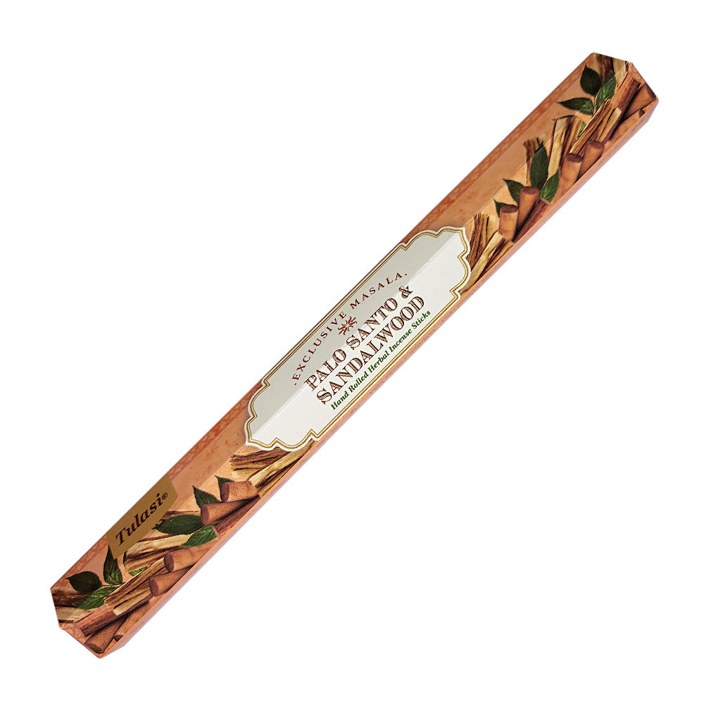 Tulasi Exclusive Masala Palo Santo & Sandalwood Incense Sticks | Incense | Wiccan Center