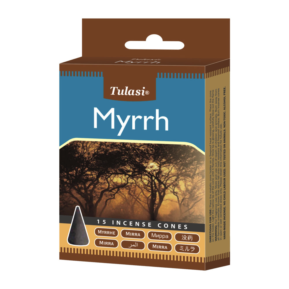Tulasi Myrrh Incense Cones | Incense | Wiccan Center