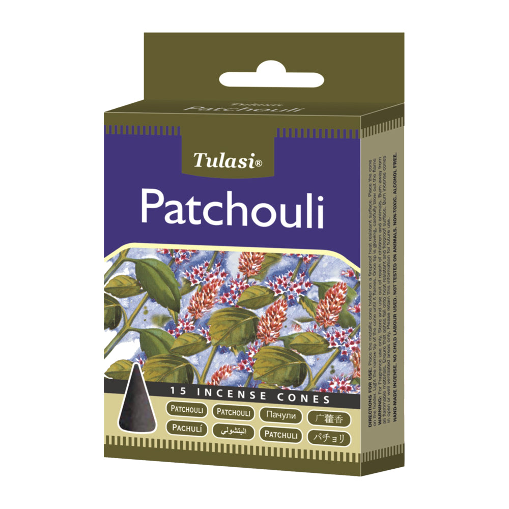 Tulasi Patchouli Incense Cones | Incense | Wiccan Center