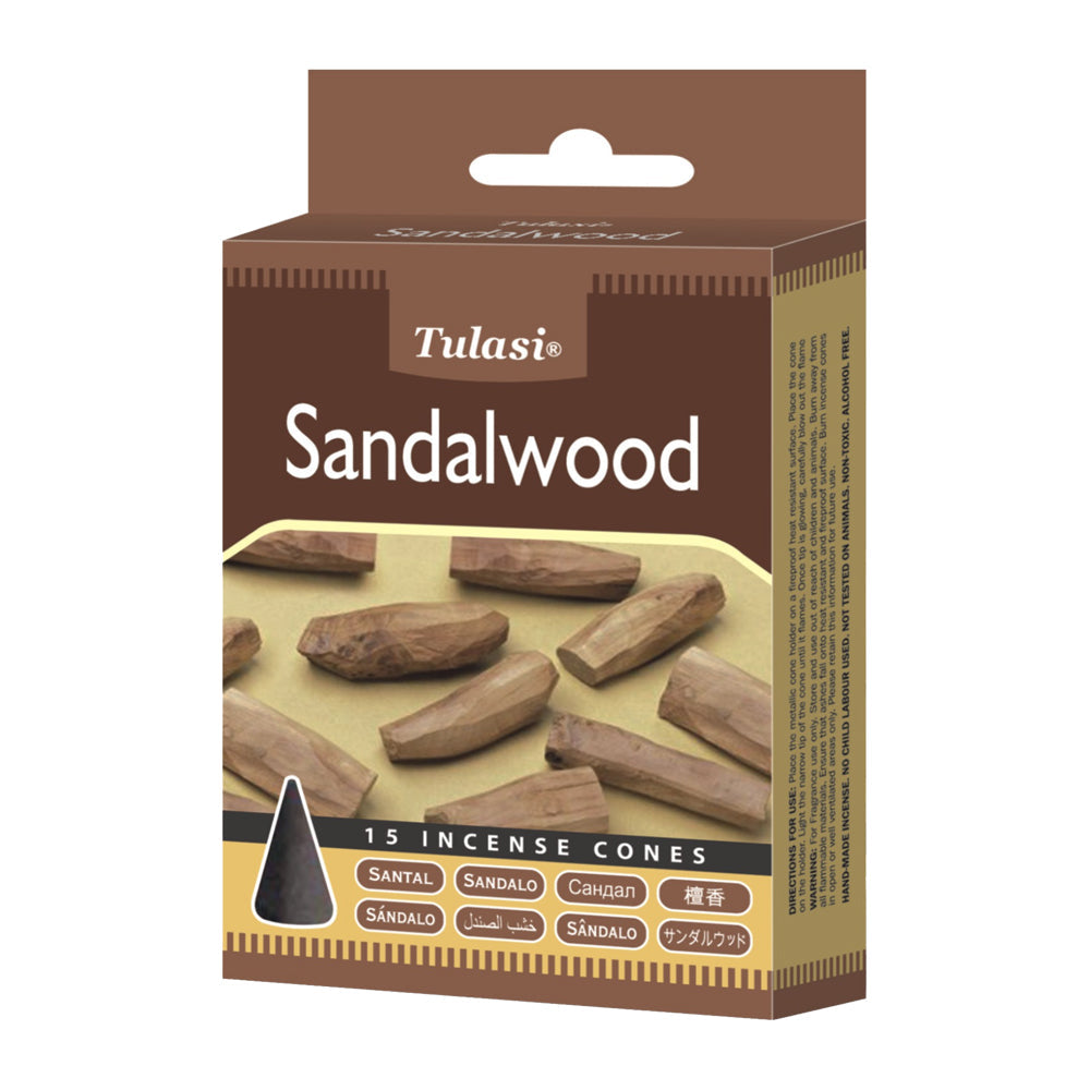 Tulasi Sandalwood Incense Cones | Incense | Wiccan Center