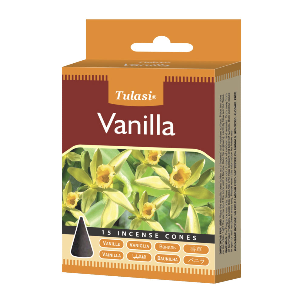Tulasi Vanilla Incense Cones | Incense | Wiccan Center