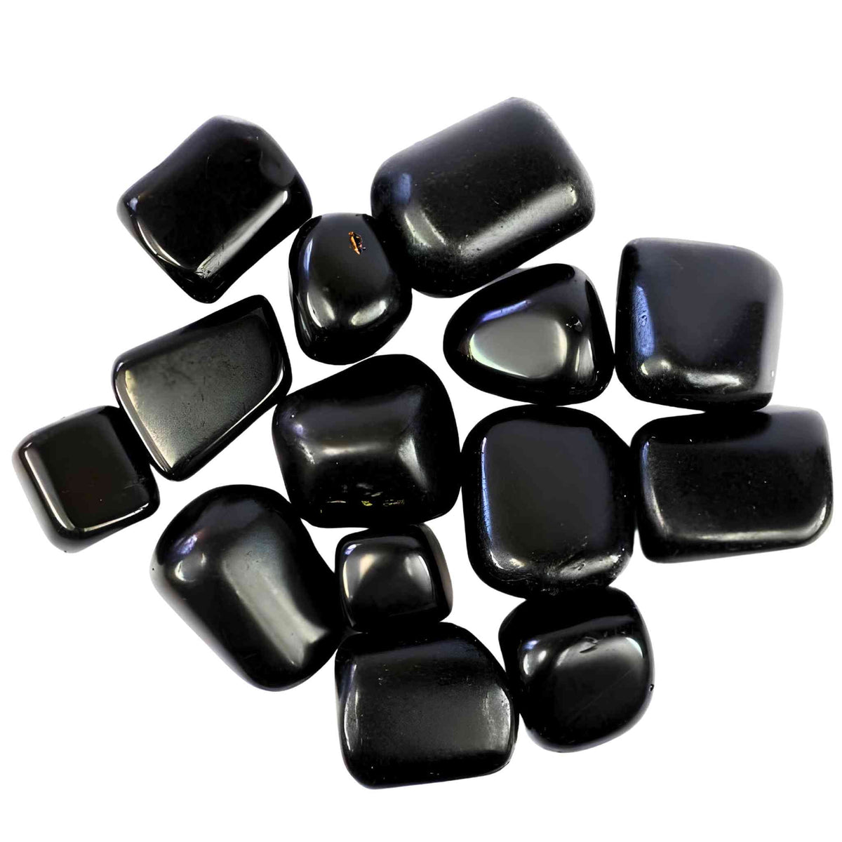 Black Obsidian Tumbled 1lb | | Wiccan Center