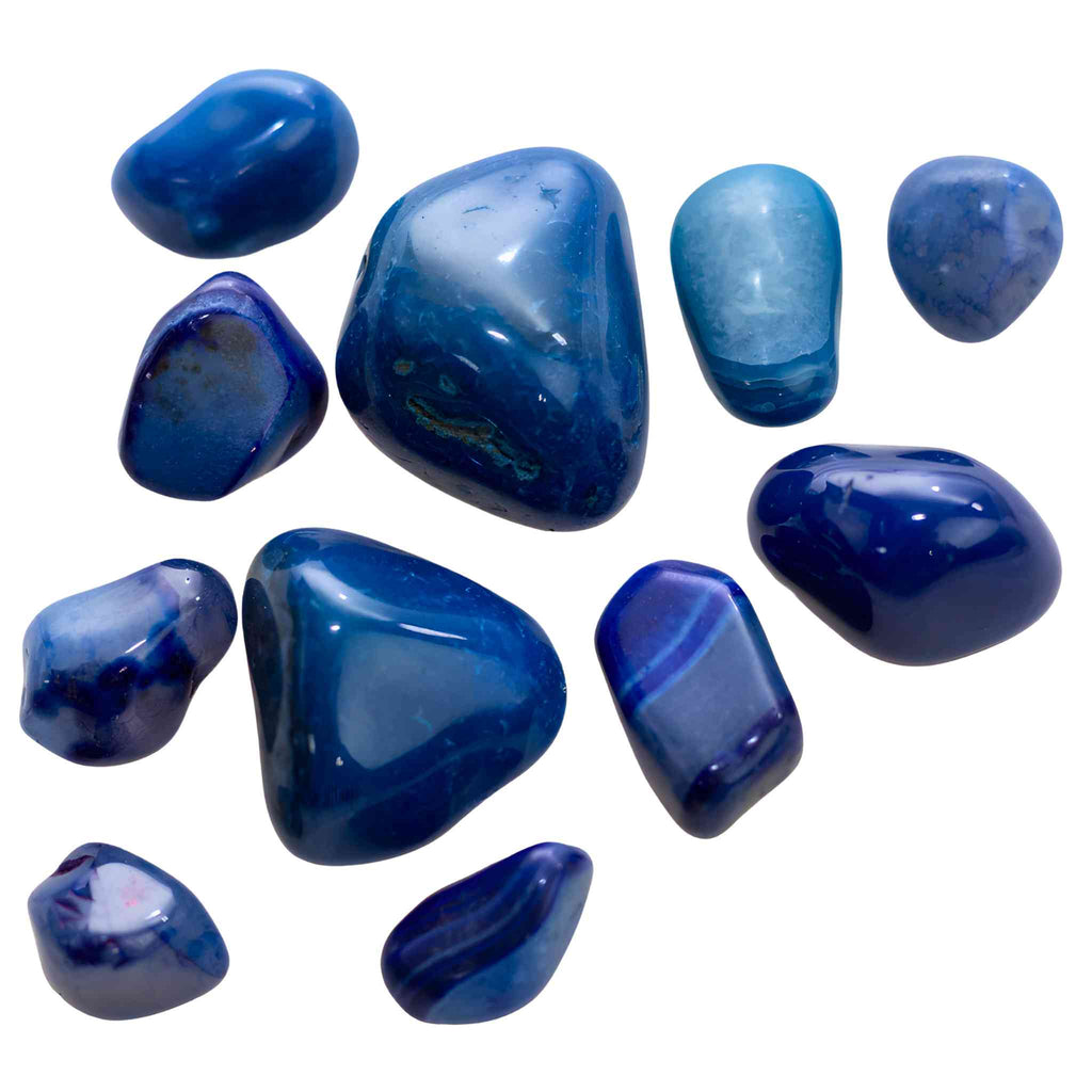 Blue Agate Tumbled