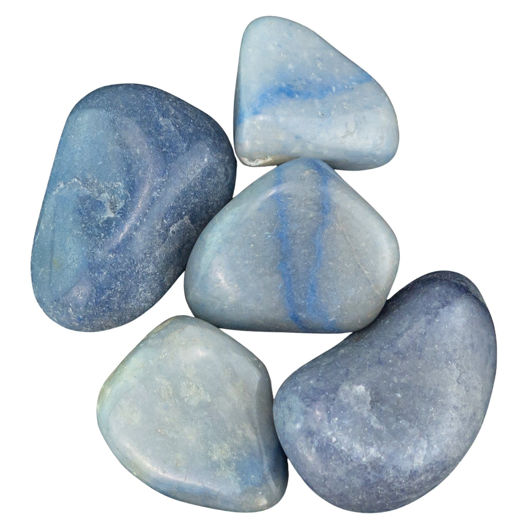 Blue Quartz Tumbled 1lb | Rocks & Fossils | Wiccan Center