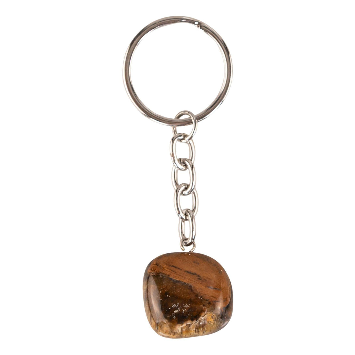 Tumbled Crystal Keychain